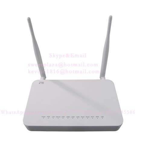 Use this list of zte default usernames, passwords and ip addresses to access your zte router after a reset. ZTE ZXHN F609 V3 GPON ONU wireless ONT Router 4GE+2tel+5 ...
