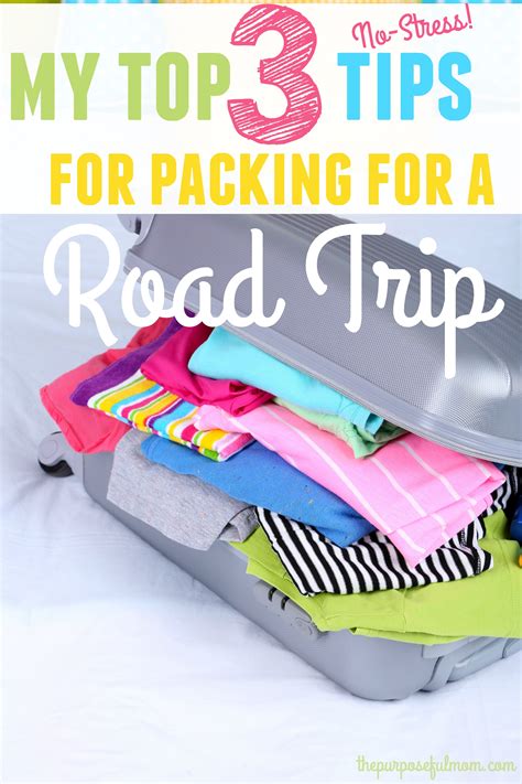 My Top 3 Tips For Packing For A Road Trip With Less Stress