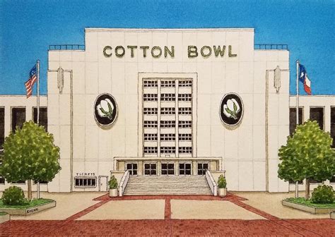 Cotton Bowl. 5" x 7". Dallas Texas. Watercolor Painting ... Read more than 10 reviews and choose a room with you can book hotel downtown suites dallas/cotton bowl in no time on this website.