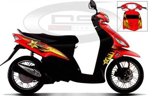Modifikasi Cutting Sticker Motor Mio Paling Keren Terbaru 2018