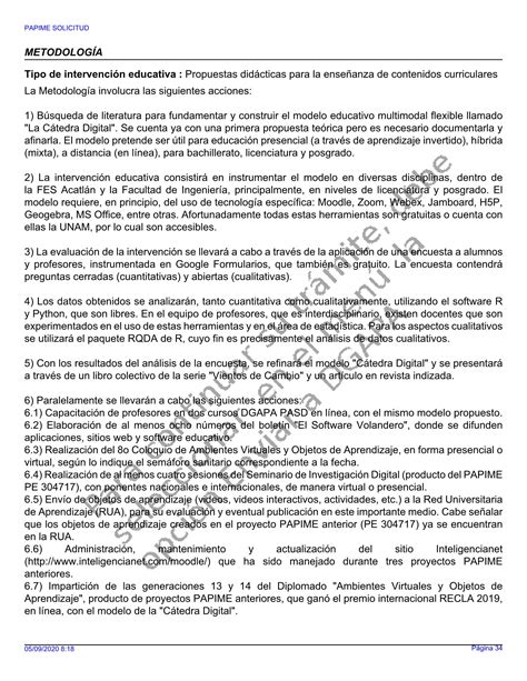 Solicitud proyecto PAPIME 200905 - rubenr - Página 34 | Flip PDF en