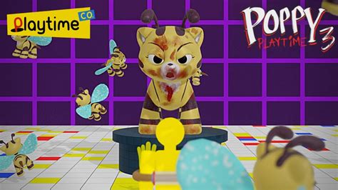 Poppy Playtime Chapter 3 New Mini Game With Cat Bee Vhs Youtube