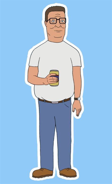 King Of The Hill Hank Hill Sticker Decal Etsy