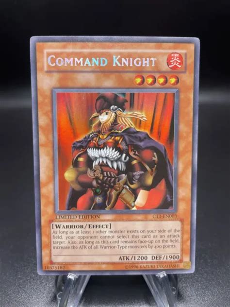 Yugioh Misprint Super Rare Foil Command Knight Ct1 En003 Limited