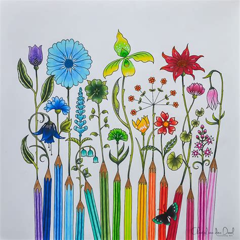World of flowers is the 7th book brought to us by colouring queen, johanna basford. World of Flowers - Johanna Basford | Coloring book art ...