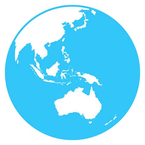 Indonesia Map on the World Map Globe Silhouette, can use for Icon