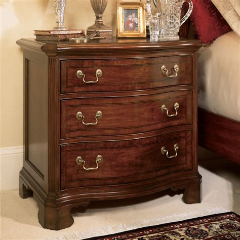 While a white bedside table will channel a clean, minimalist look, a cherry nightstand would nicely complement deep, rich colors in your bedding. Cherry Grove Nightstand - Traditional - Nightstands And ...