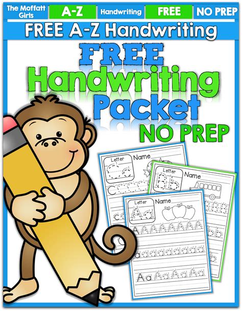 I am a former teacher and now mom of three. FREEBIE: A-Z Handwriting Practice Pages! | The Moffatt Girls | Bloglovin'