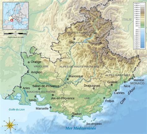 Géographie De La Région Provence Alpes Côte Dazur Définition Et