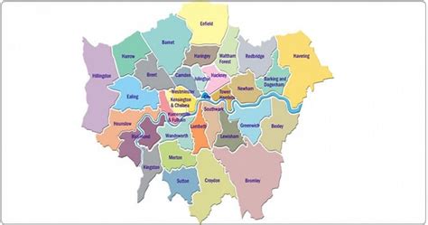 Cartina Londra Zone