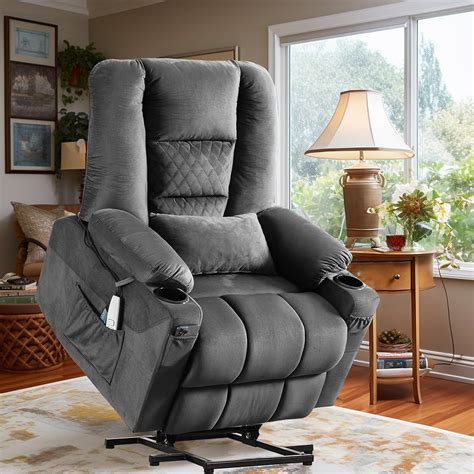 samery power lift recliner recliners for elderly with heat and massage modern