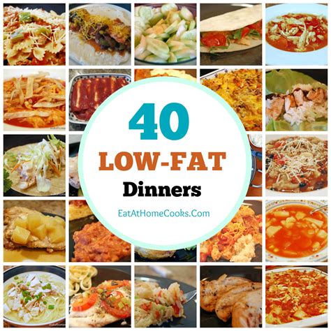 My Big Fat List Of 40 Low Fat Recipes Eat At Home