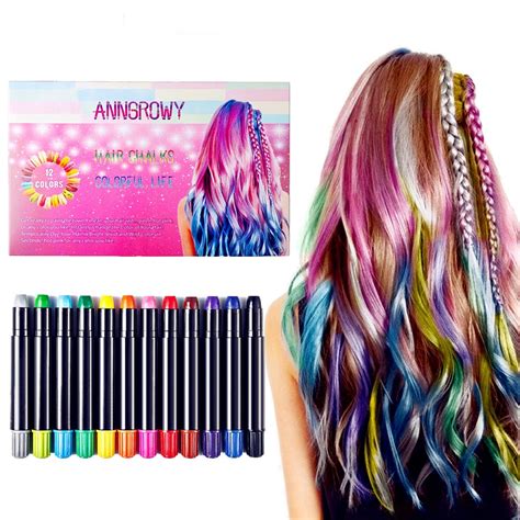Like i mentioned in the. Amazon.com: Ameauty Hair Chalk Set, 24 Hair Dye Colors Non ...
