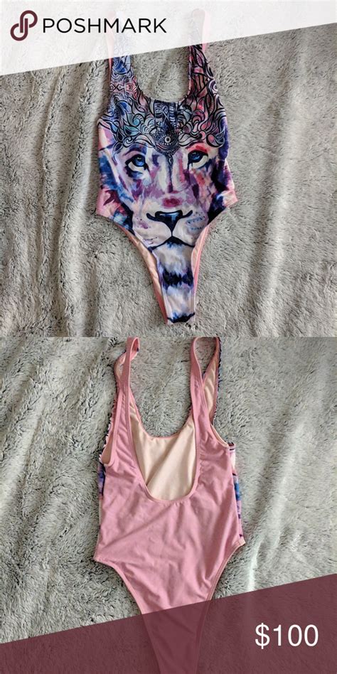 Limited Edition Wolven Threads One Piece Bathing Suit From Wolven