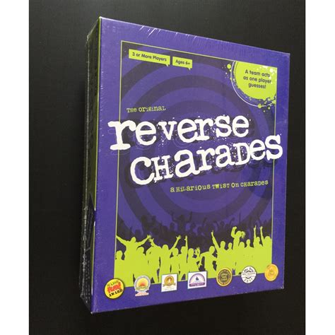 🆕 Reverse Charades Board Game Toys And Games Board Games And Cards On