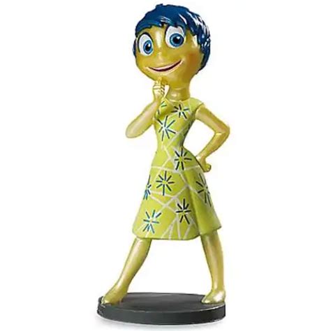 Disney Pixar World Of Pixar Series 1 Joy Mini Figure Inside Out Loose