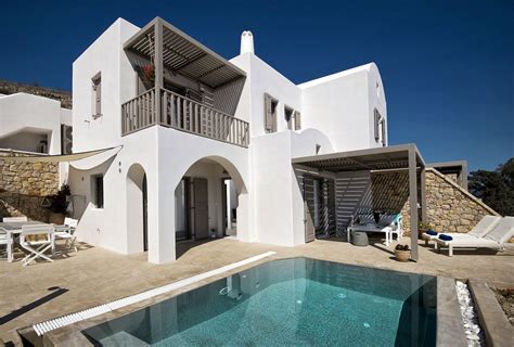 Holiday Villa In Santorini Greece Superior Home With Unobstructed