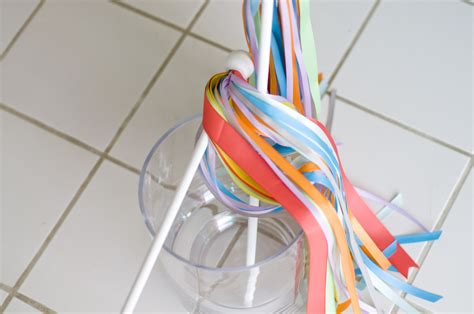 Designed by ginger of ginger snap crafts. a mix & matchy blog: a sneak peek & DIY ribbon wands
