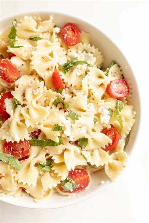 Light And Easy Bow Tie Pasta Salad Recipe Julie Blanner