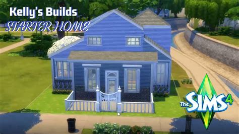 Sims 4 Speedbuild Starter Home No Cc Youtube