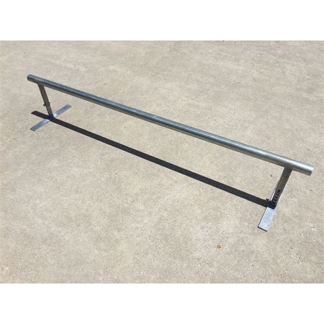 Trinity Flat Bar Round Grind Rail 2m Long With Adjustable Height