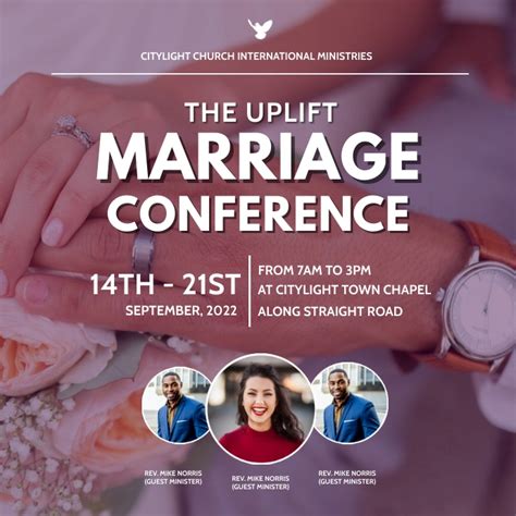 Marriage Conference Flyer Template Postermywall