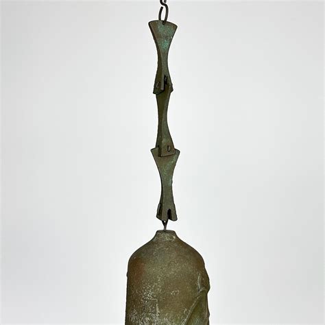 Mid Century Bronze Bell Wind Chime By Paolo Soleri For Arcosanti For