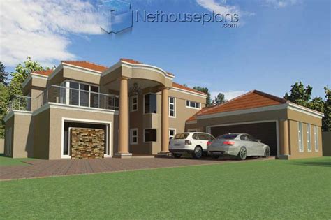 Due to their sheer size, most of these six bedroom house plans have two stories; 5-Bedroom-Double-Storey-House-Plan_T515D_Front-Side ...
