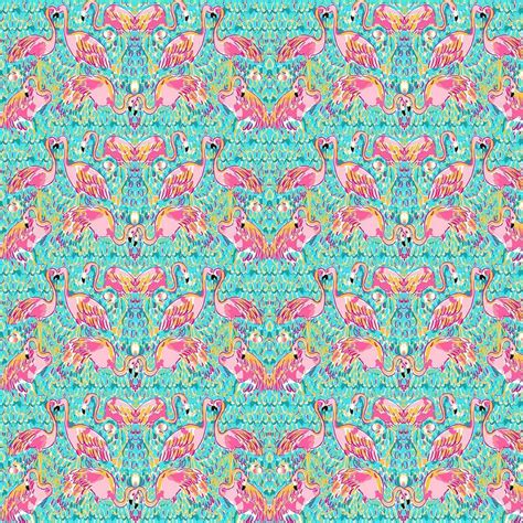 Flamingo Lilly Inspired Small Scale Vinyl Sheet Patterned Heat