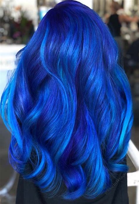 Royal Blue Hair Dresses Images 2022
