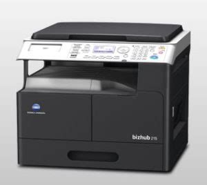 The integrated toner loop mechanism recycles and reuses toner particles that are not attached to the paper, which saves toner costs. Télécharger Pilote Konica Minolta Bizhub 215 Imprimante ...