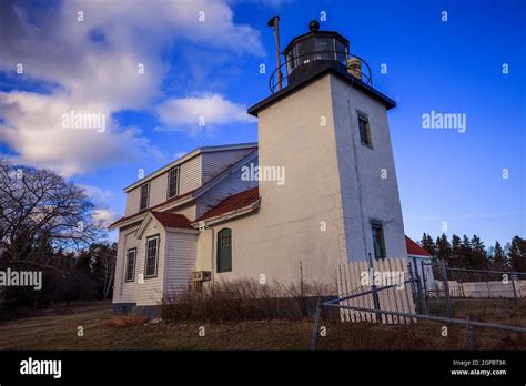 Fort Point Lighthouse Stock Photo Alamy