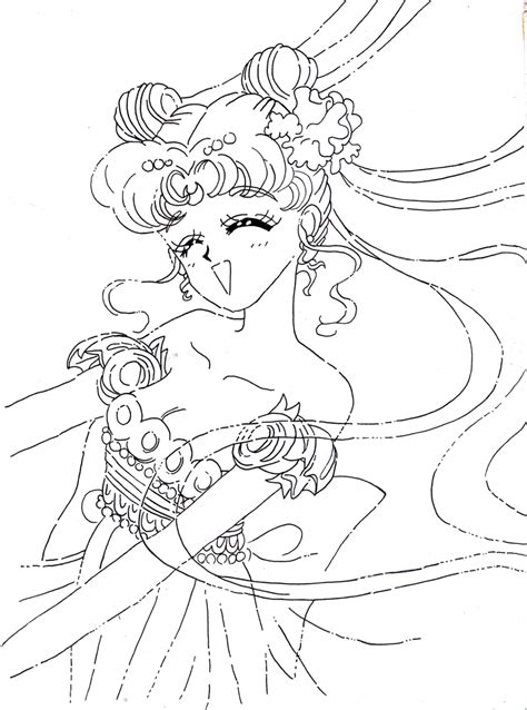 Princess Serenity Coloring Pages Download And Print For Free