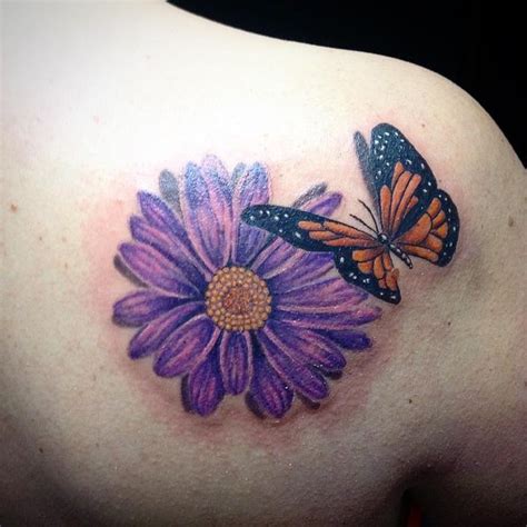 You can wear the love daisy tattoo on your wrist or neck although it will also fit perfectly on your shoulder. 48 Unique Daisy Tattoos To Style Your Body