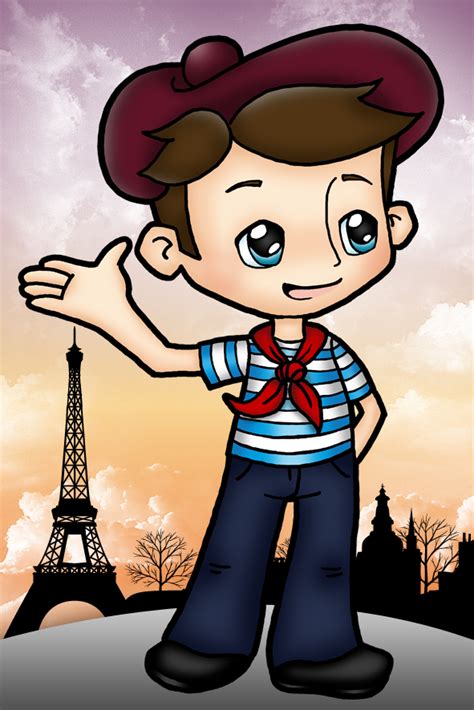 So i finally finished this work in color. Cute Little French Boy by LuiyosArt on DeviantArt