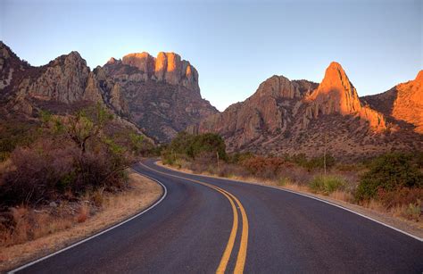 Scenic Mountain Road In Texas Near Big By Denistangneyjr