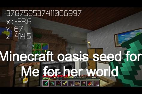 Ihascupquake Seed For Minecraft Oasis If Anyone Know What Is Her