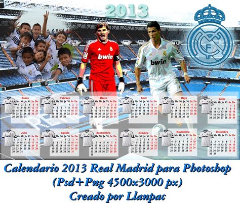 The season covered the period from 8 august 2020 to 30 june 2021. Recursos Photoshop Llanpac: Calendario Real Madrid C.F ...