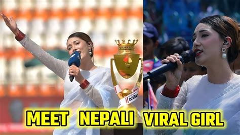 meet the viral nepali girl trishala gurung at asia cup 2023 opening ceremony asiacup