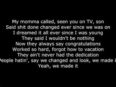 I dreamed it all ever since i was young. Post Malone Feat Quavo - Congratulations (LYRICS) - YouTube