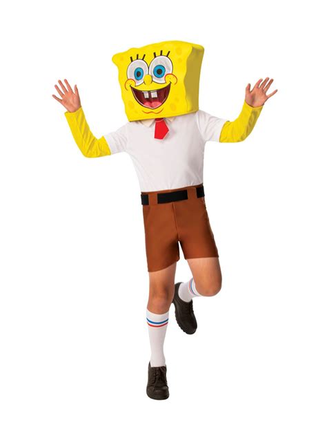 Very Soft Rubies Spongebob Squarepants Child Costume For Reusable