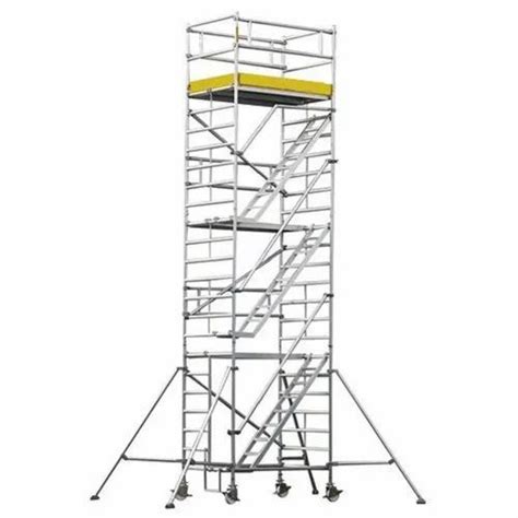 Aluminum Mobile Scaffold Tower With Stairway At Rs 130000set Mobile