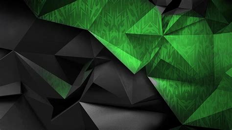 Black Green Green Shards Hd Wallpaper Pxfuel