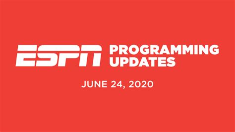 ESPN and ESPN Programming for Wednesday, June 24 - ESPN 