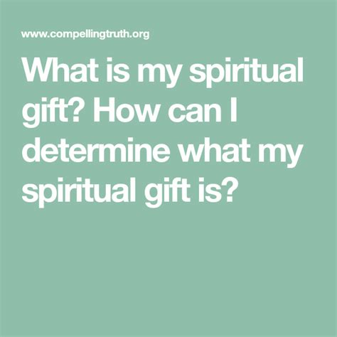 What Is My Spiritual Gift How Can I Determine What My Spiritual Gift Is Spiritual Gifts Trust