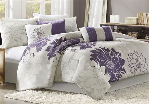 Lola Graypurple 7 Pc King Comforter Set In 2020 Comforter Sets Bed