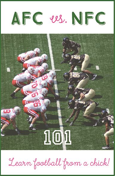 Dallas cowboys (nfc east champion). Chick 101-Football for Girls: AFC vs. NFC