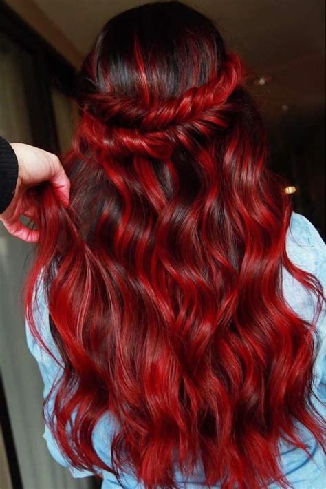 Luxurious Dark Red Hair Choose The Right Tone For Your Complexion