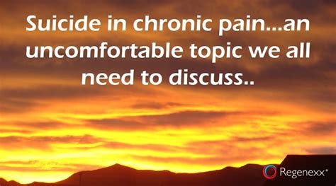 Suicide Chronic Pain Patients