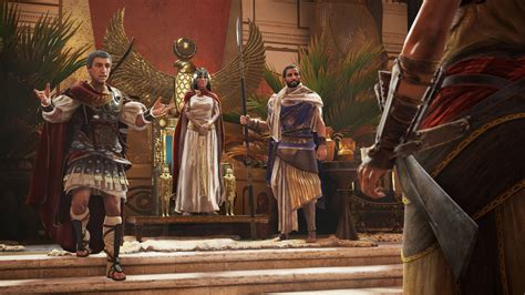 Julius Caesar And Cleopatra Debut In New Assassin S Creed Origins Trailer Look I Love Assassin